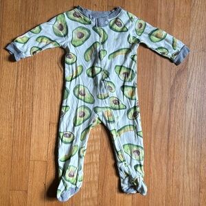 Burt’s Bees Baby 6-9m zipper footie bodysuit